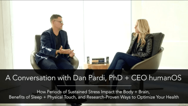 Stress, Hugs, Mental Health, and more – Dan Pardi speaks with Jackie Lamping