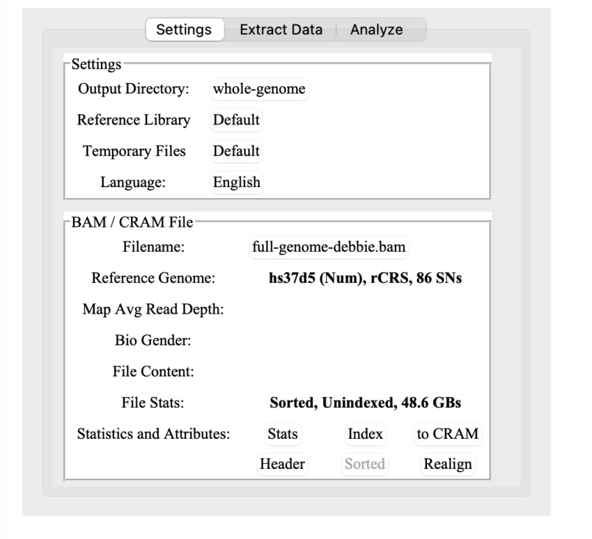 Convert Whole Genome File